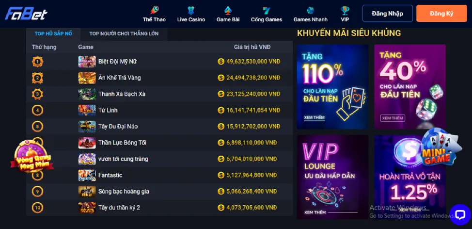 Trò chơi Bài may88 link mới